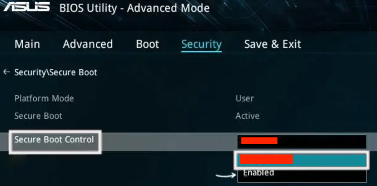 Enabling Secure Boot on ASUS